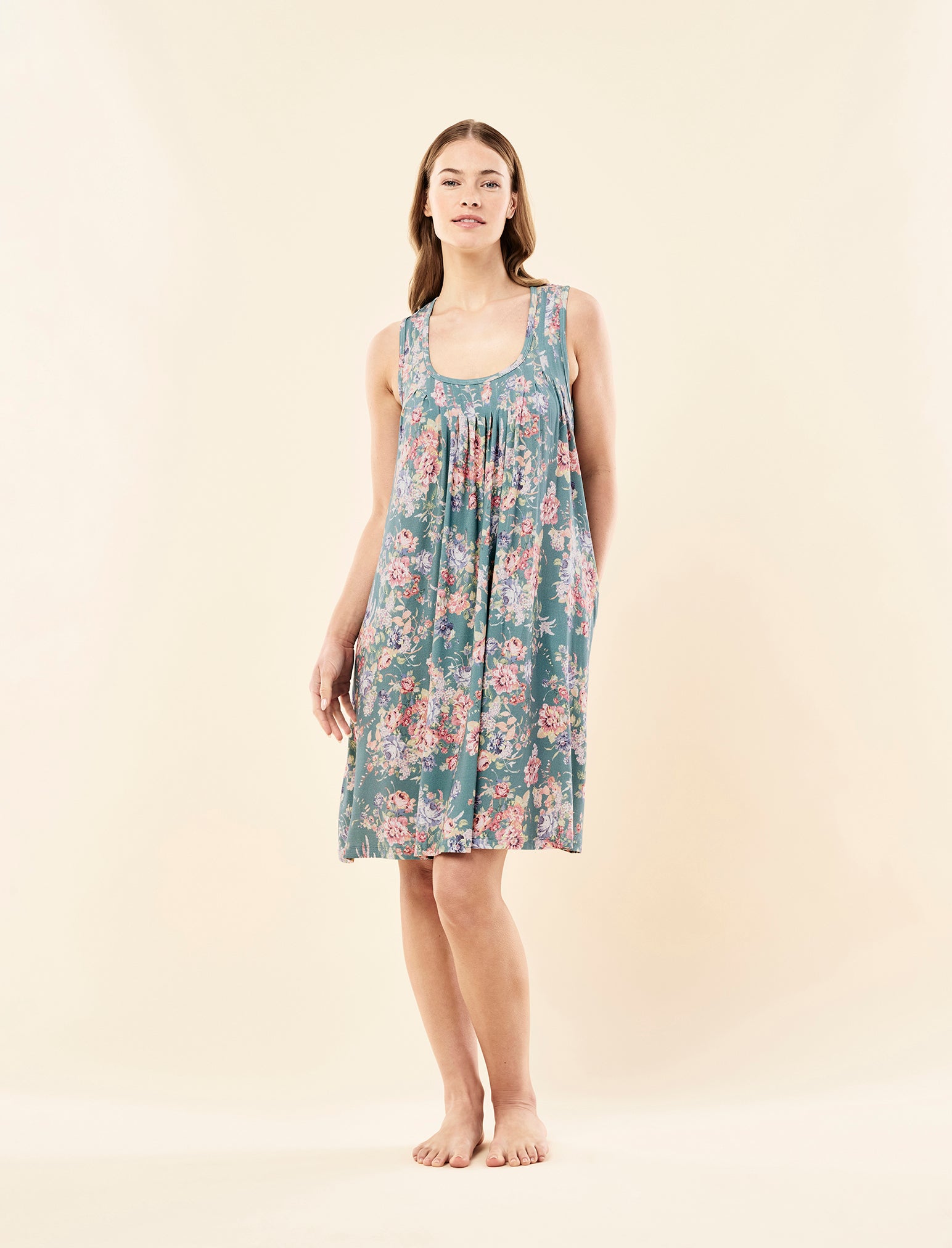 Kate Modal Soft Pleat Front Nightie
