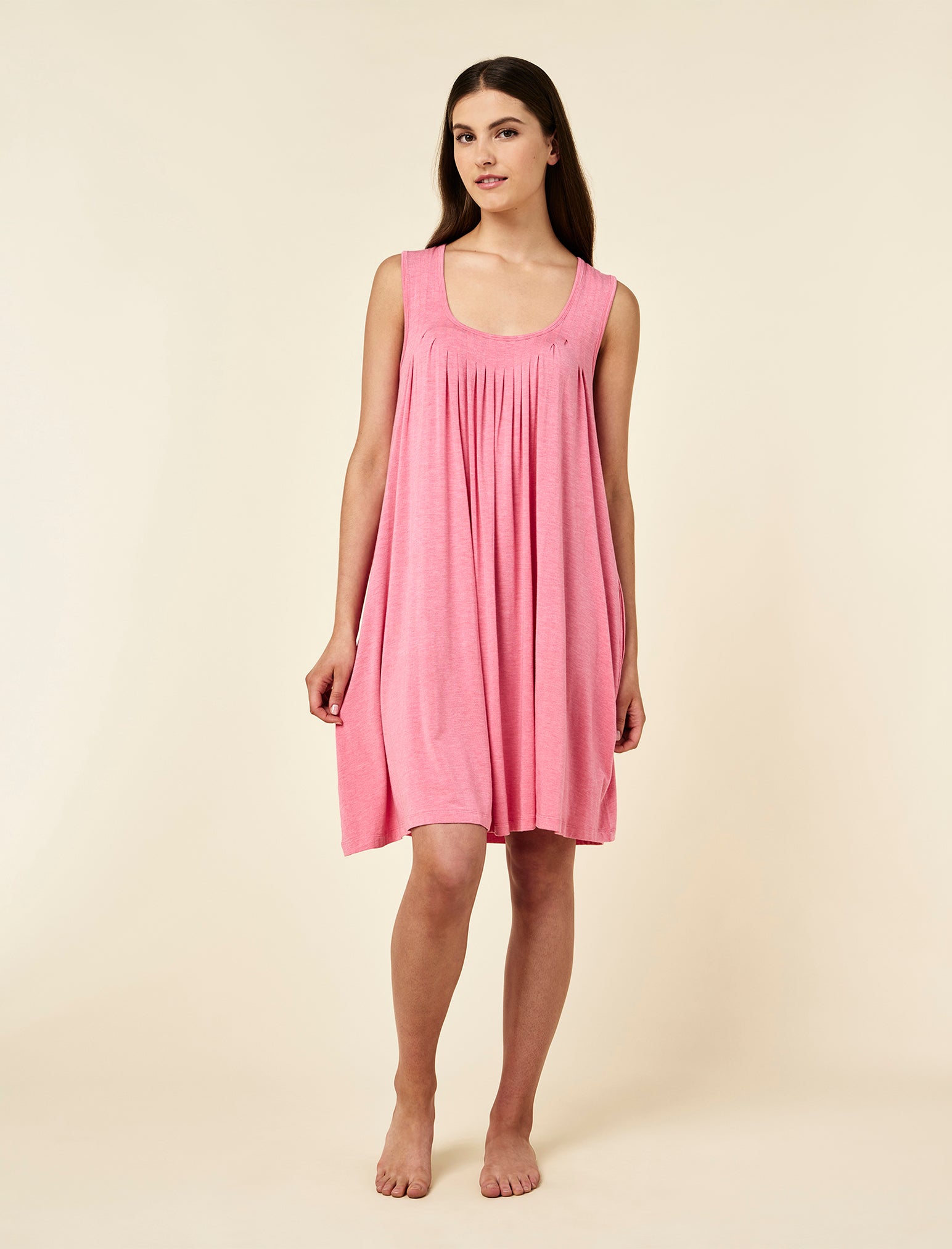 Kate Modal Soft Pleat Front Nightie