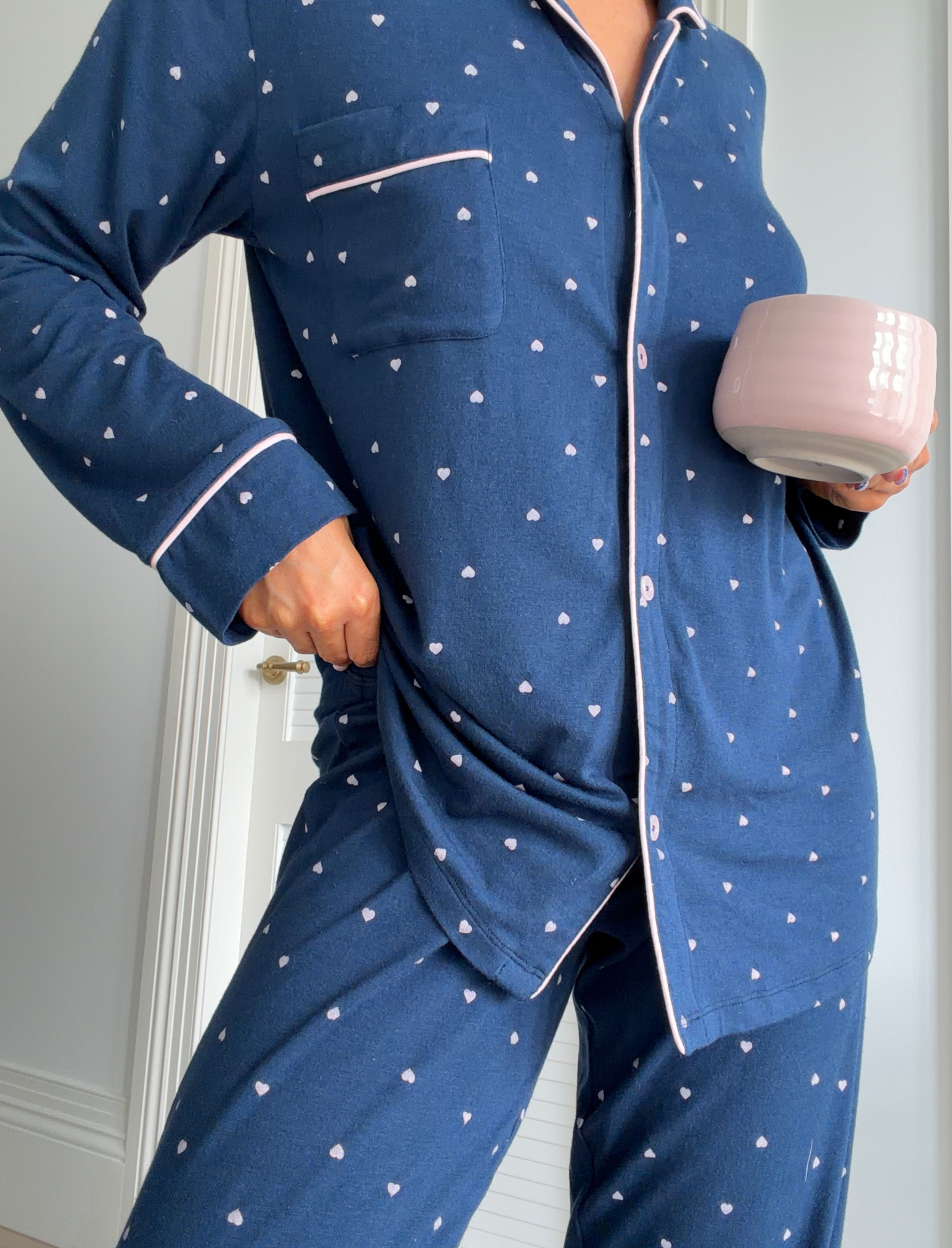 Kate Modal Soft Full Length PJ Set