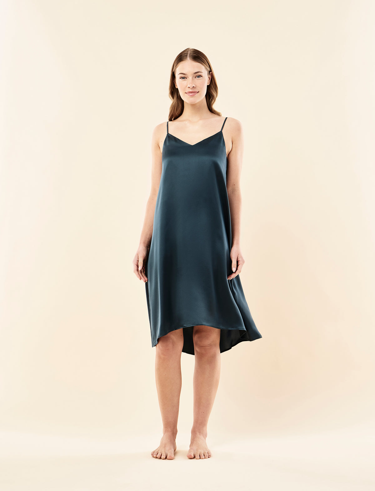 Audrey Washable Silk Slip Nightie