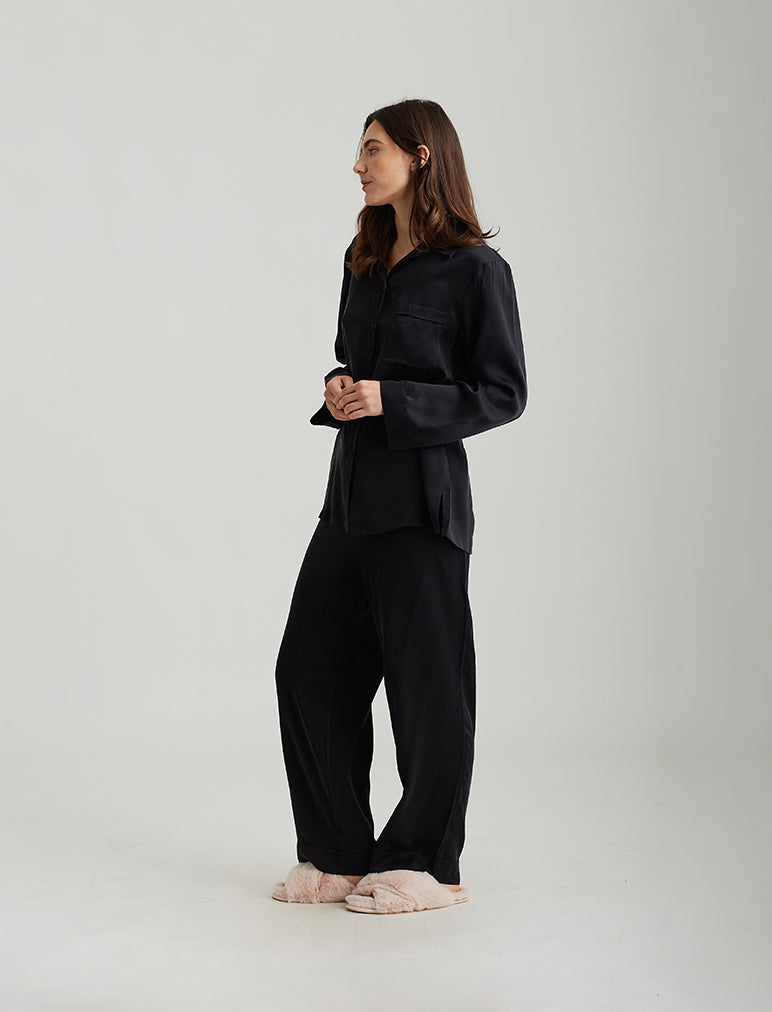 Audrey Washable Silk Full Length PJ