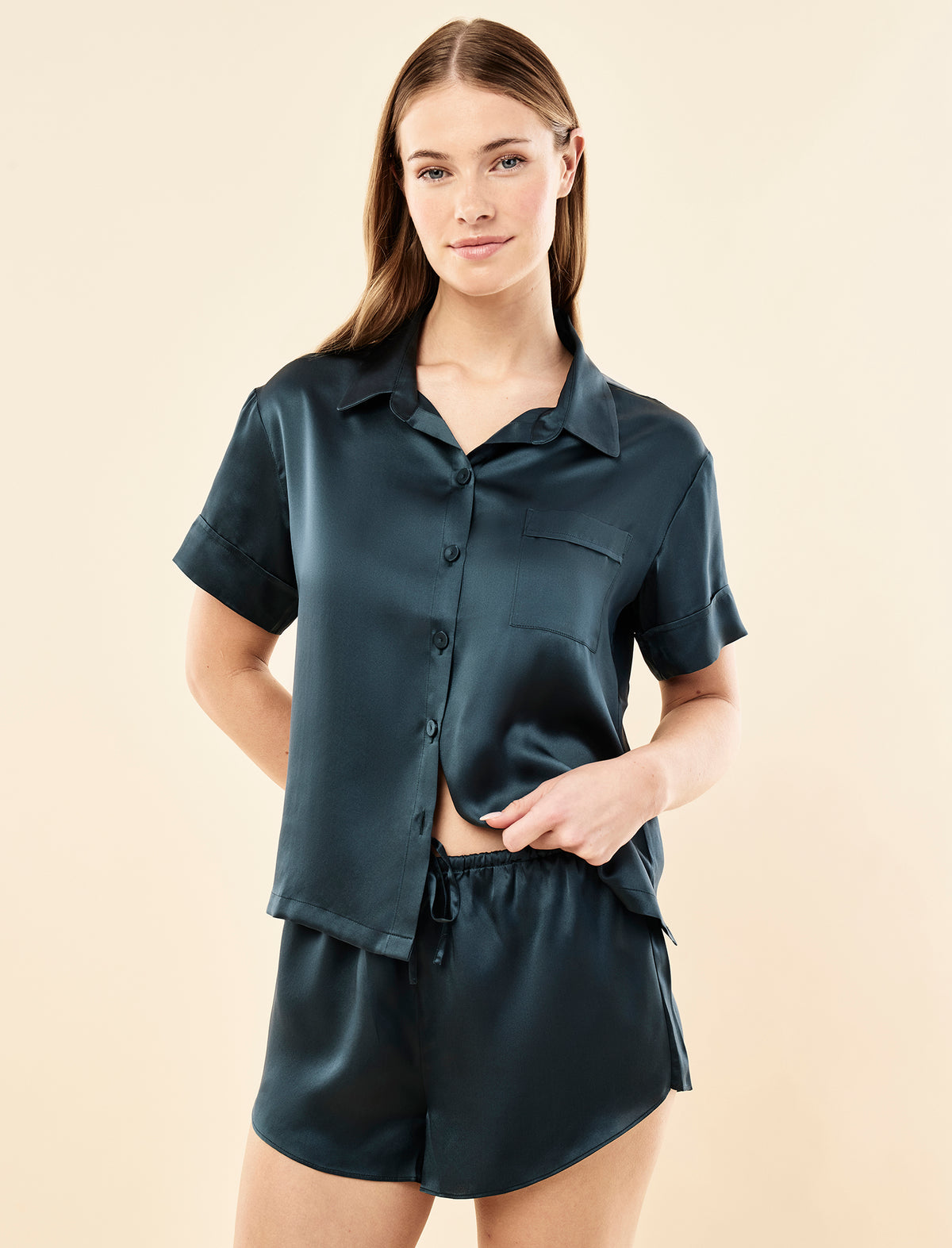 Audrey Washable Silk Boxer PJ