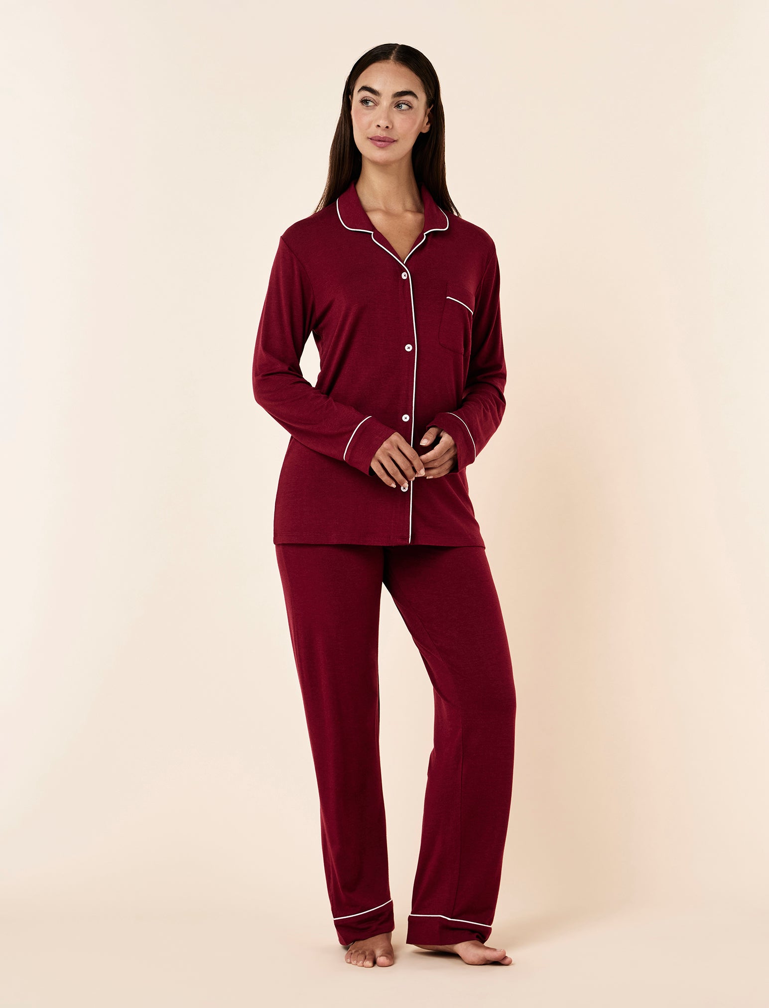Kate Modal Soft Full Length PJ Set