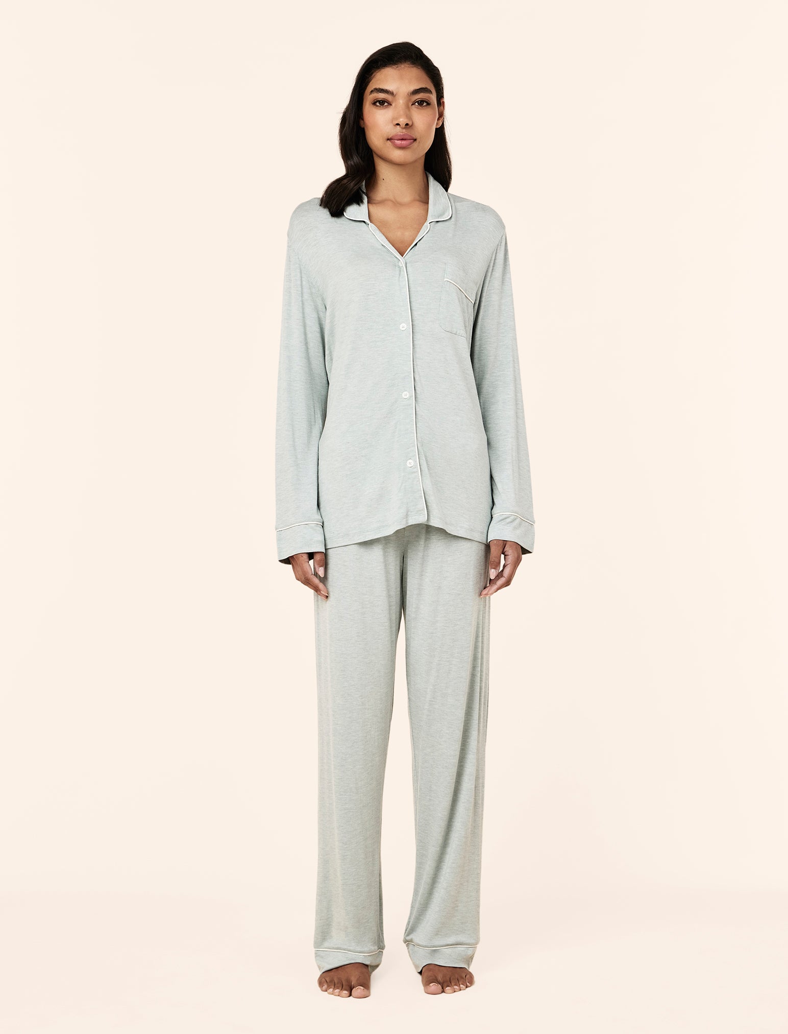 Kate Modal Soft Full Length PJ Set