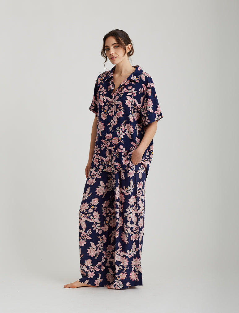 Abigail Paisley Full Length Pant