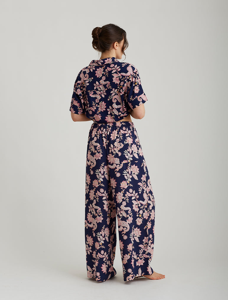 Abigail Paisley Full Length Pant
