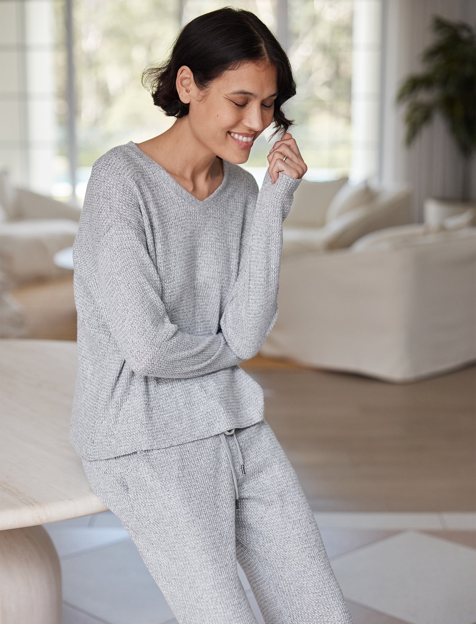 Super Soft Waffle Jogger