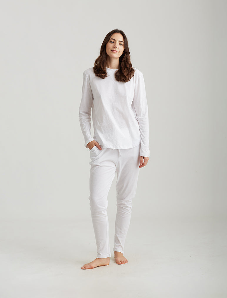 Jada Organic Cotton Knit LS Tee