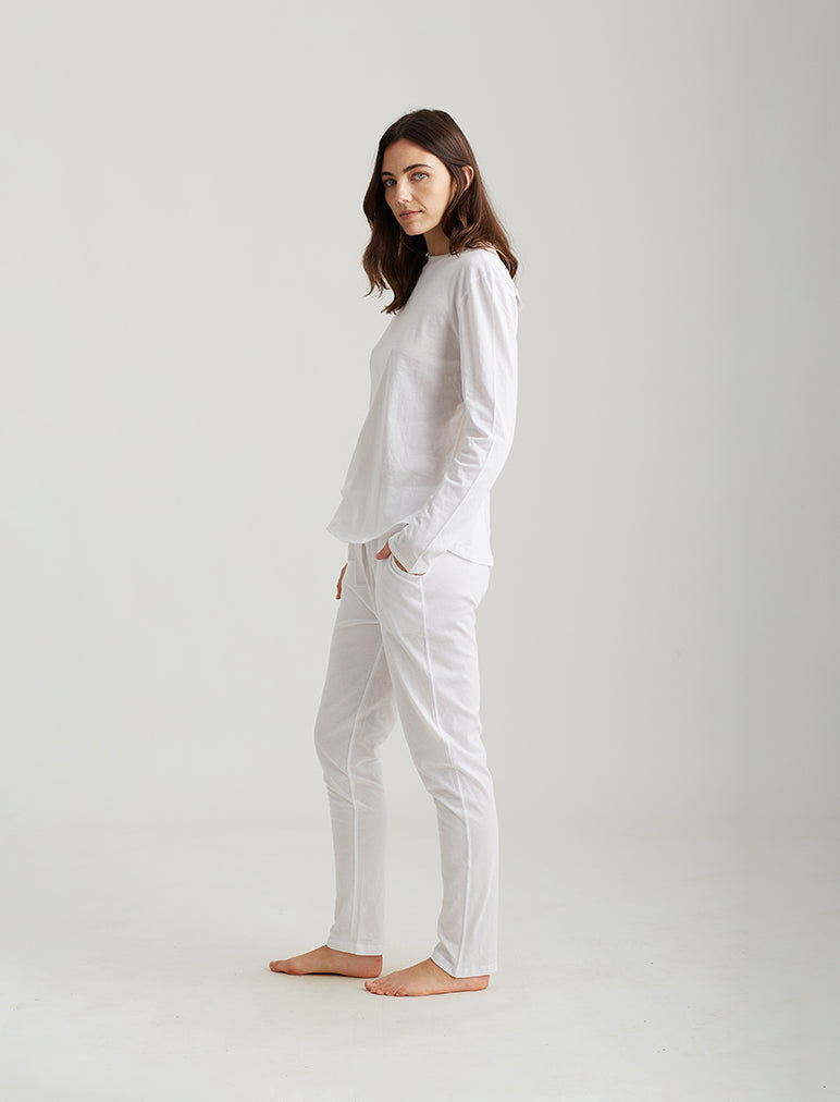 Jada Organic Cotton Knit LS Tee