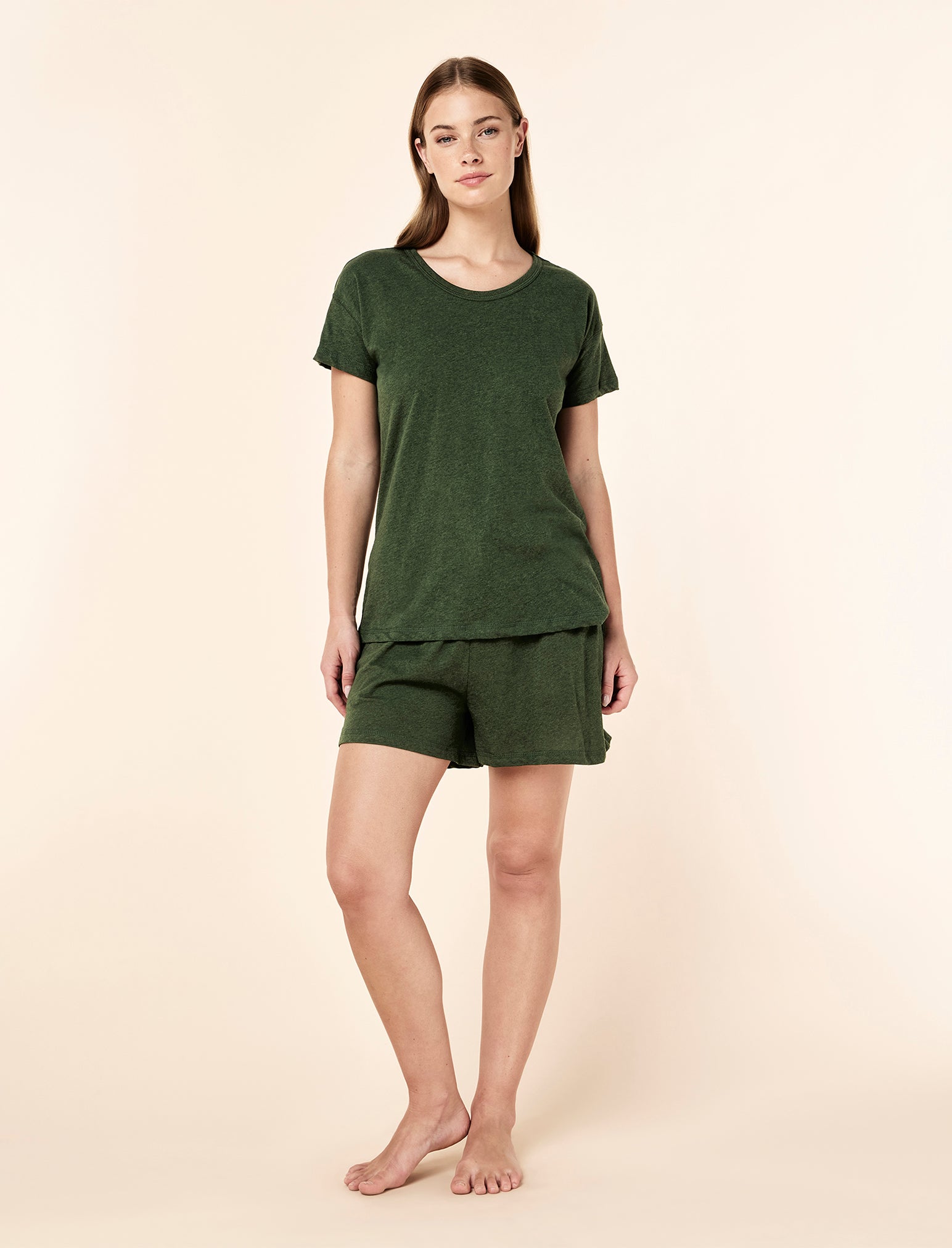 Jada Organic Cotton Knit Boxer PJ Set