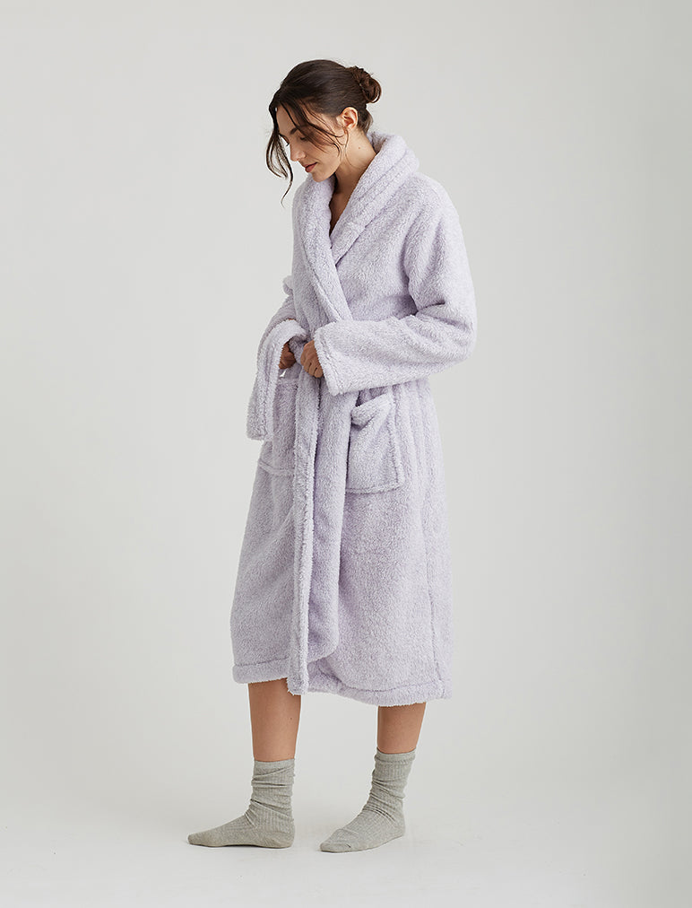 Cosy Plush Mid-Length Robe