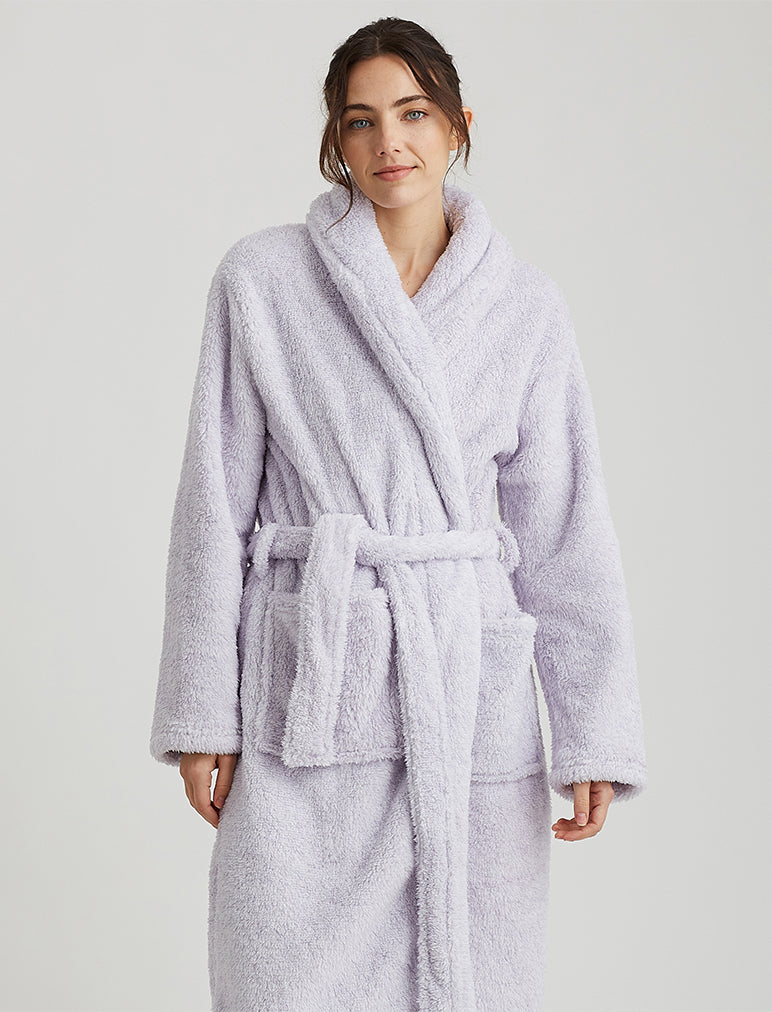 Cosy Plush Mid-Length Robe