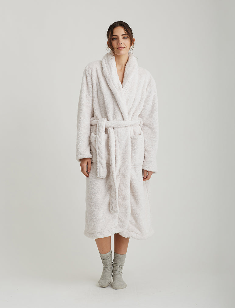 Cosy Plush Mid-Length Robe