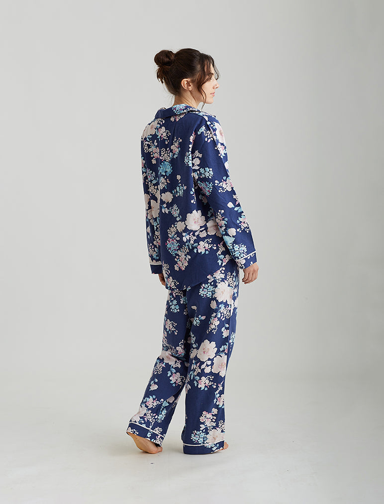 Alice Floral PJ in Navy