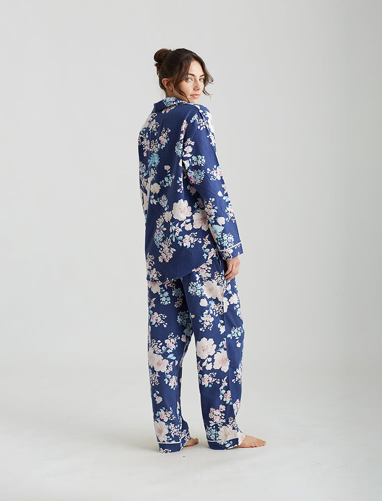 Alice Floral PJ in Navy