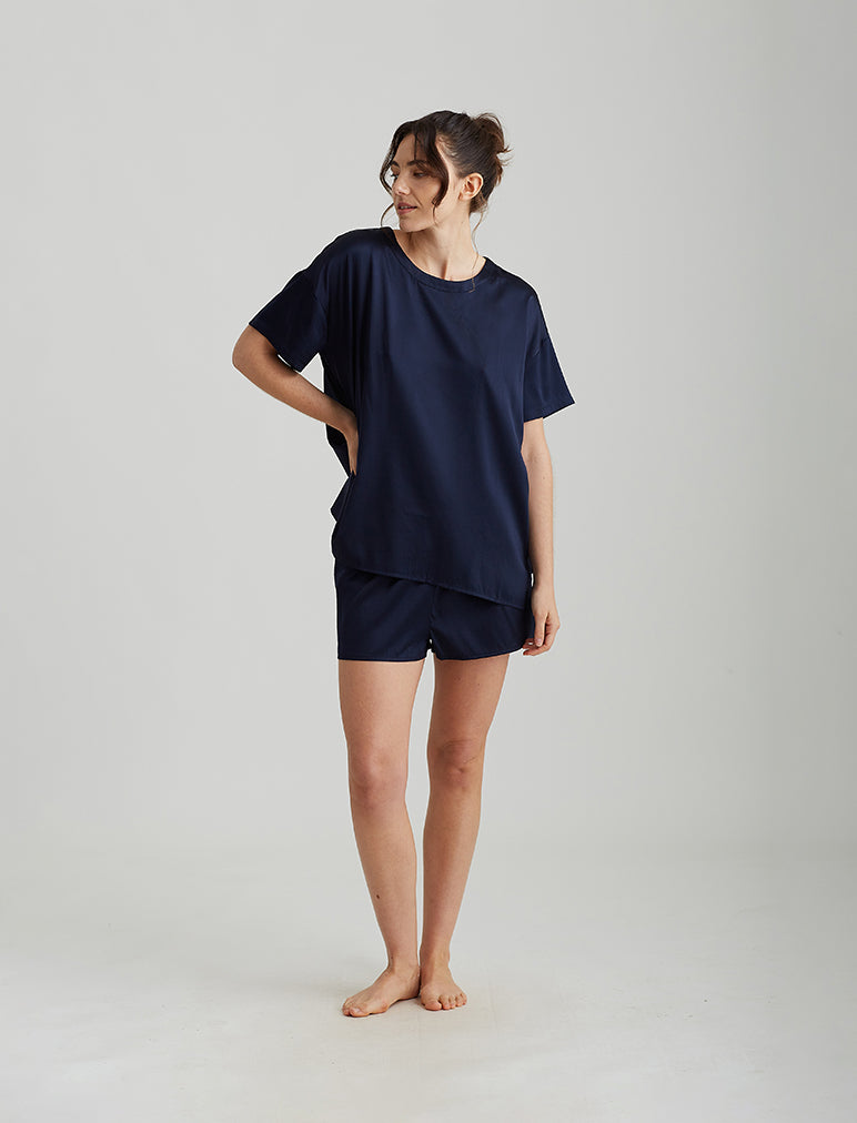 Eloise Stretch Silk Tee