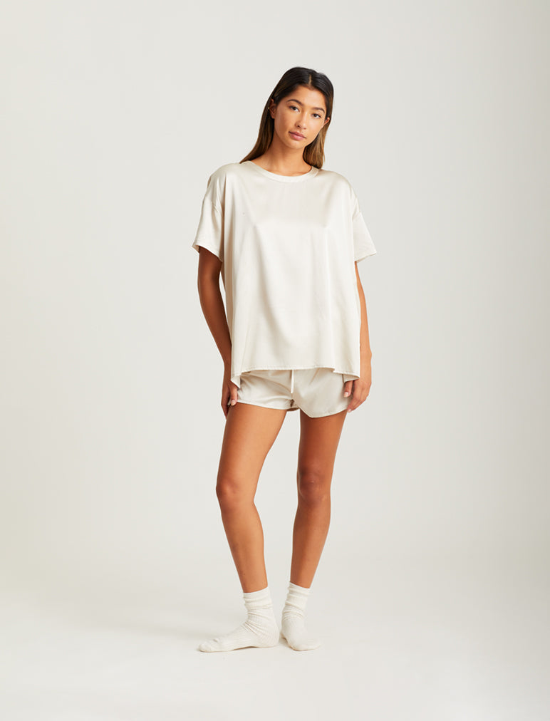Eloise Stretch Silk Tee