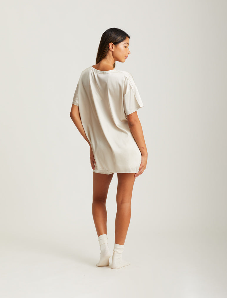 Eloise Stretch Silk Tee