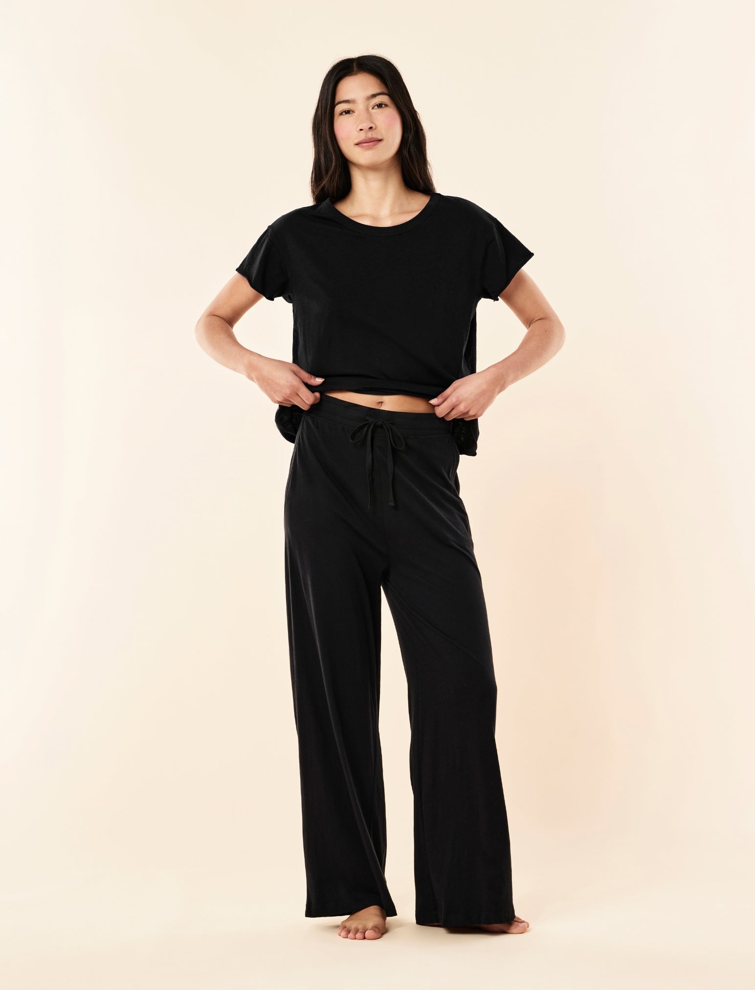 Jada Organic Cotton Wide Leg Pant