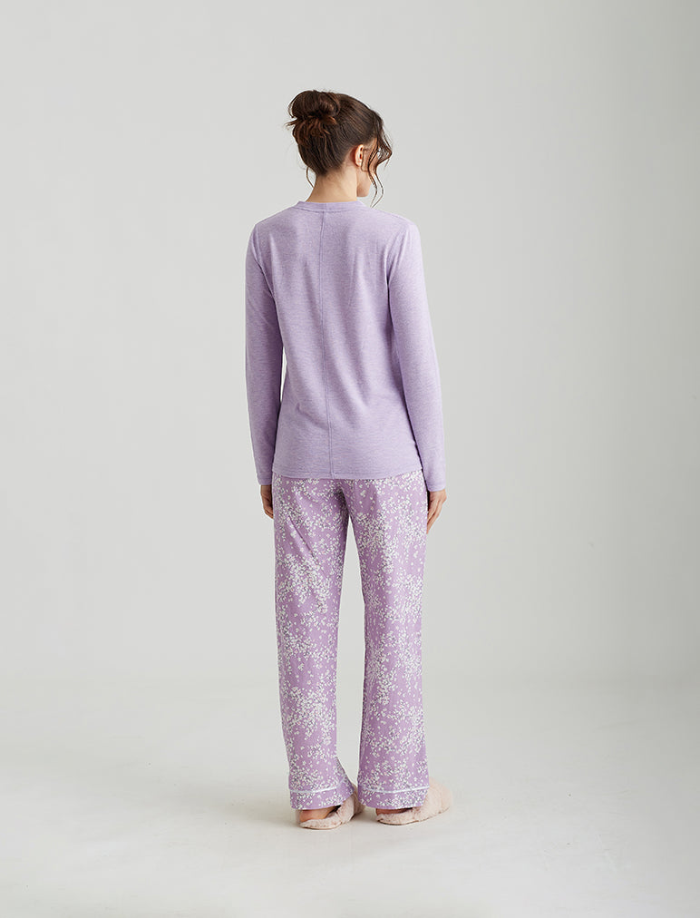 Cheri Blossom Pant and Feather Soft LS Top