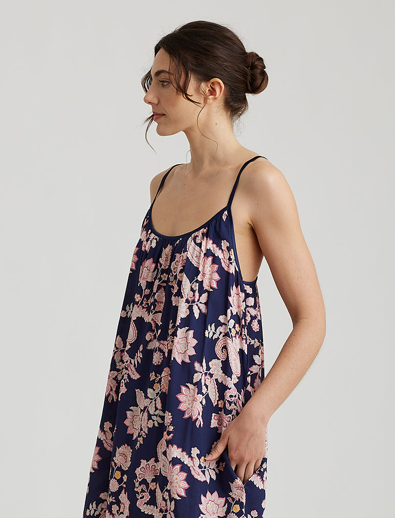 Abigail Strappy Midi Nightie