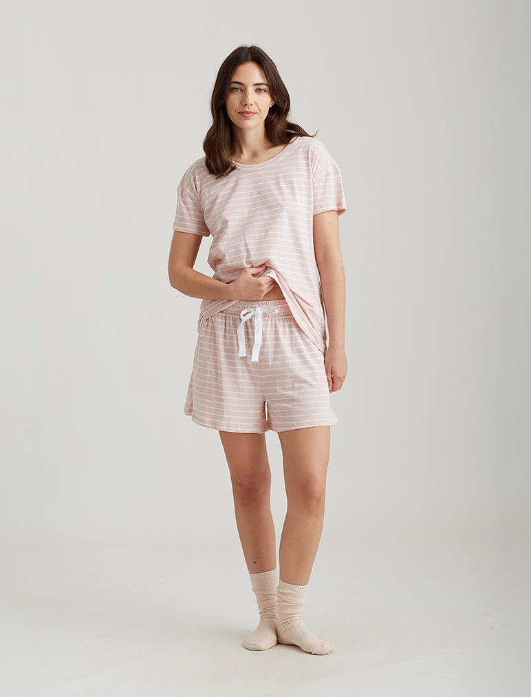 Jada Organic Cotton Stripe Boxer PJ