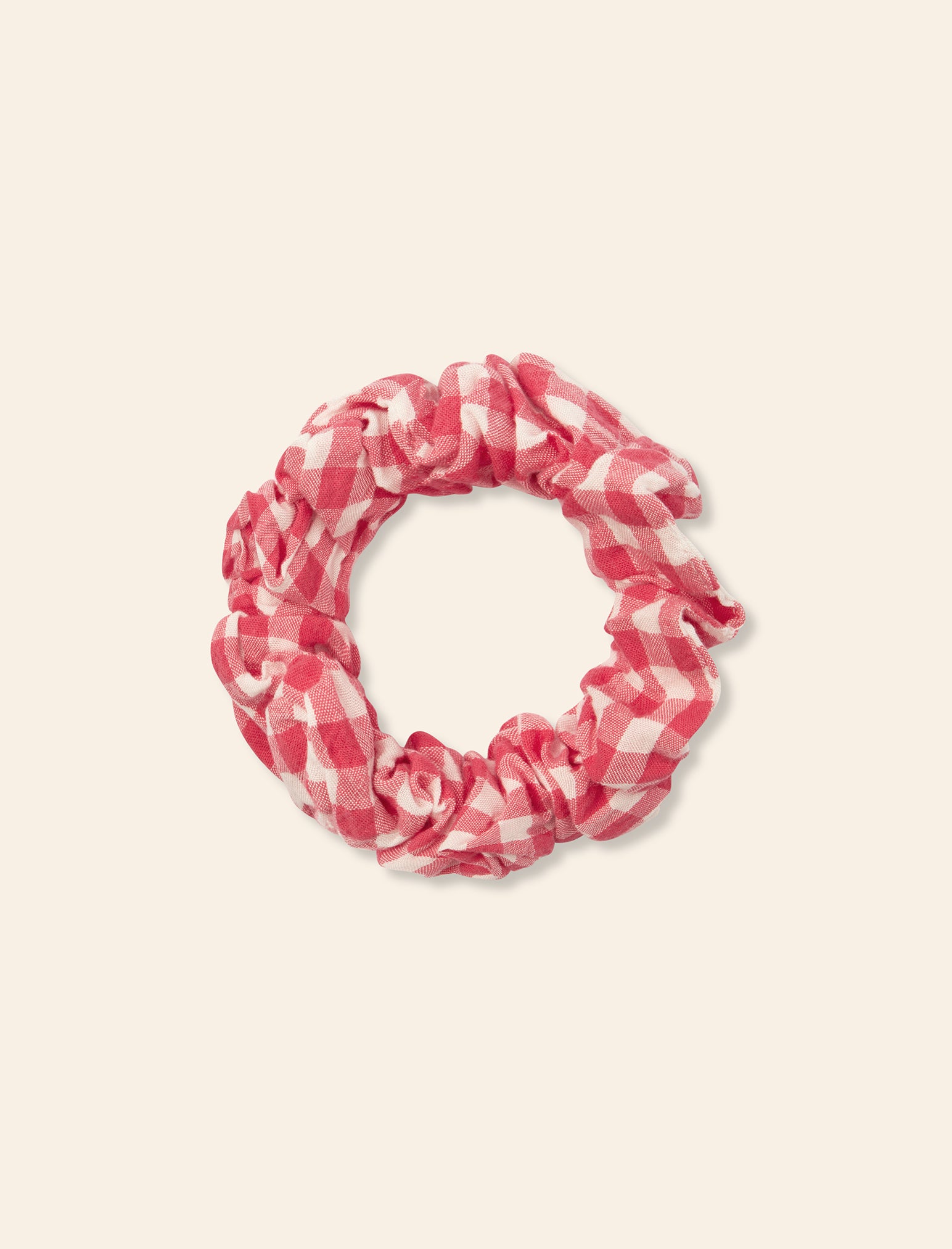 Gingham Scrunchie