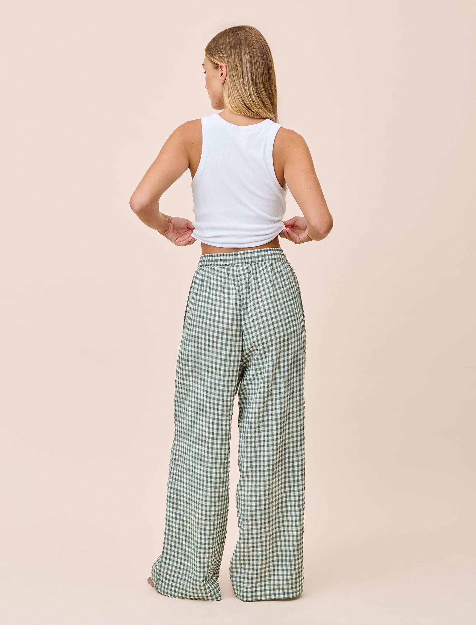 Seersucker Gingham Pant