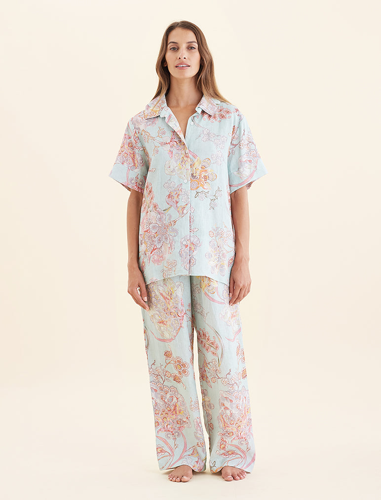 Coco Resort Linen Short Sleeve Shirt