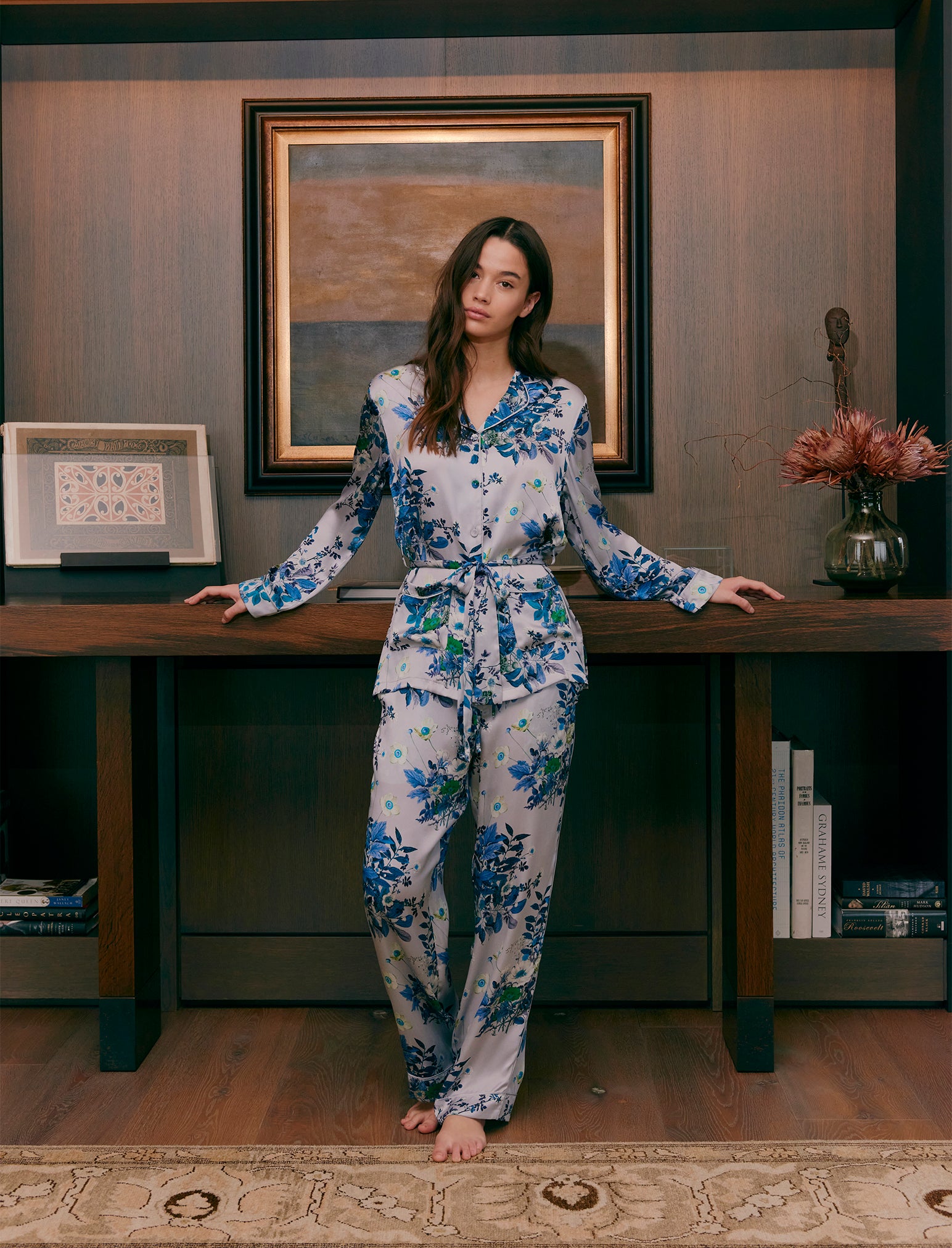 Karen Walker Love Letter Silk Wrap PJ
