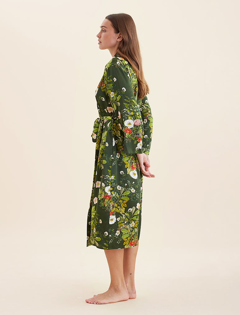 Karen Walker Love Letters Silk Maxi Robe