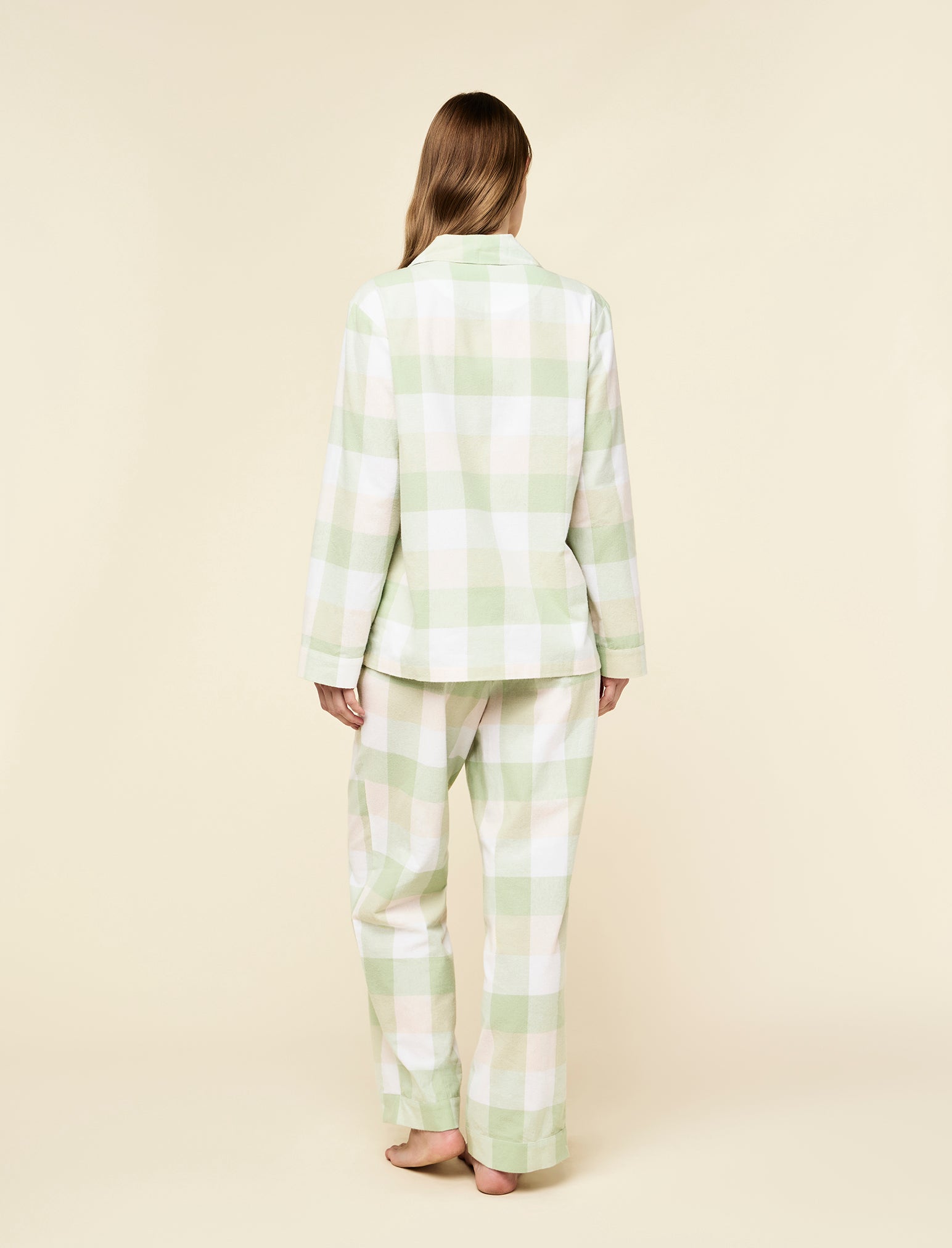 Organic Cotton Plaid Full Length PJ