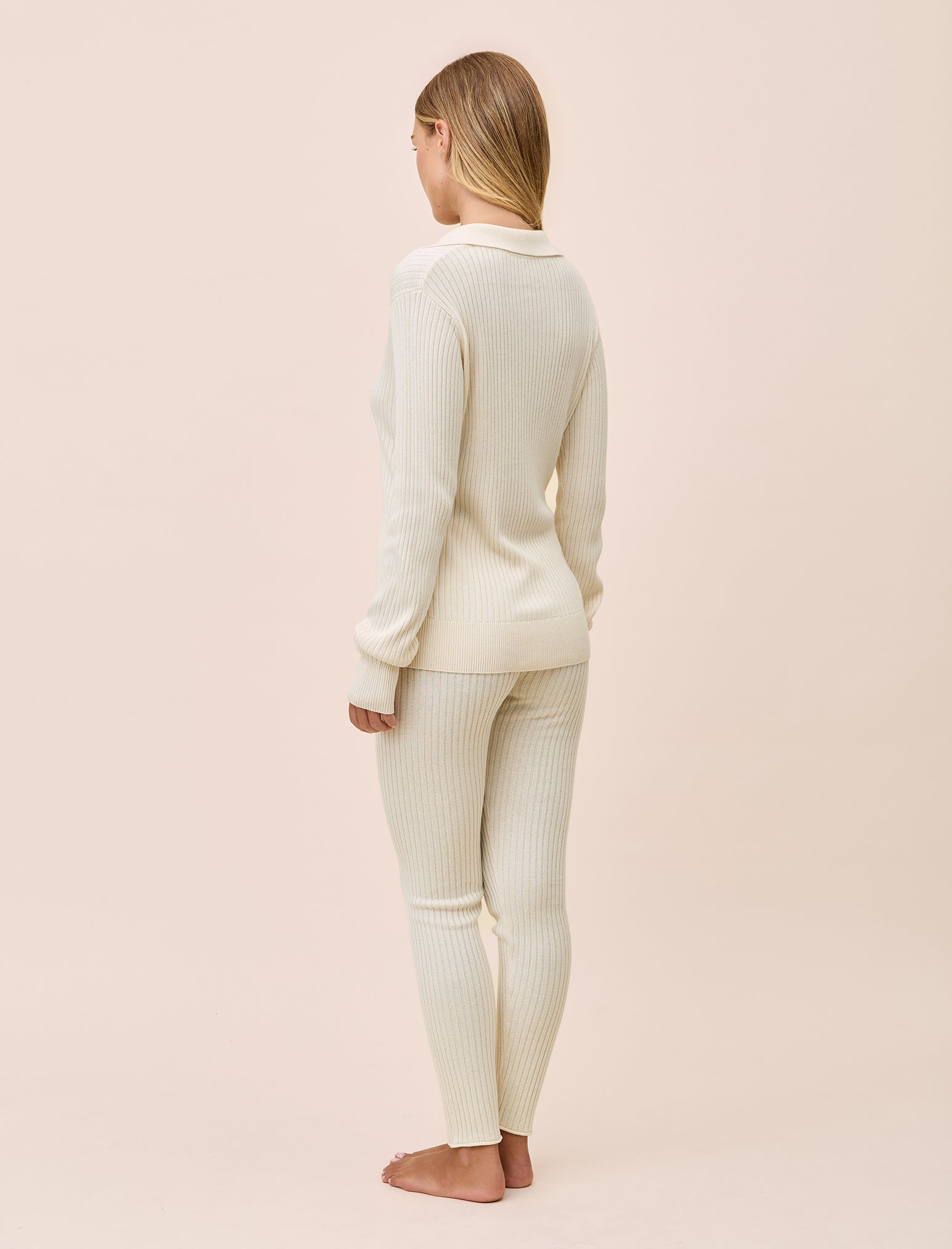 Colette Cosy Cotton Silk Rib LS Top