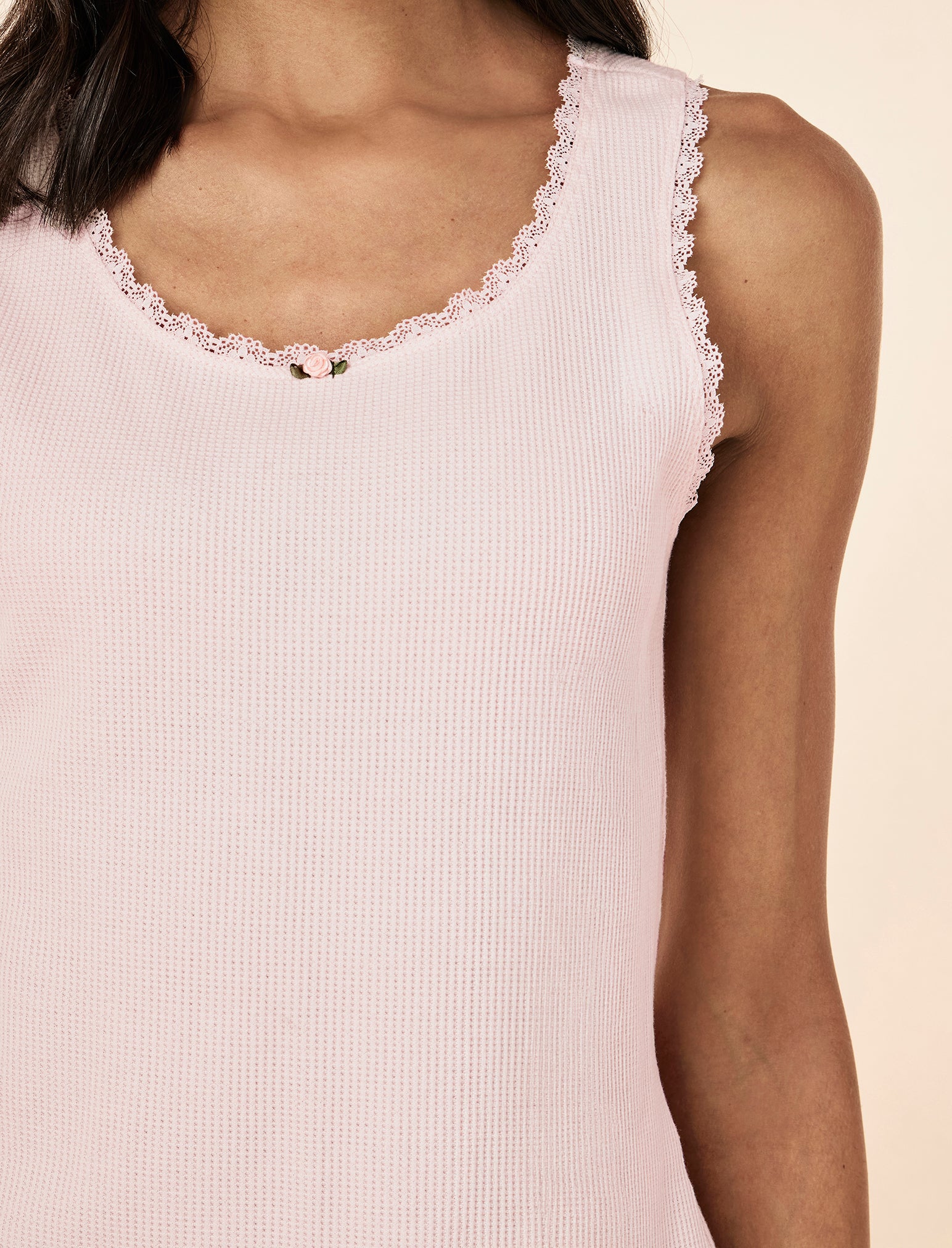 Claire Soft Cotton Waffle Boxer PJ Set