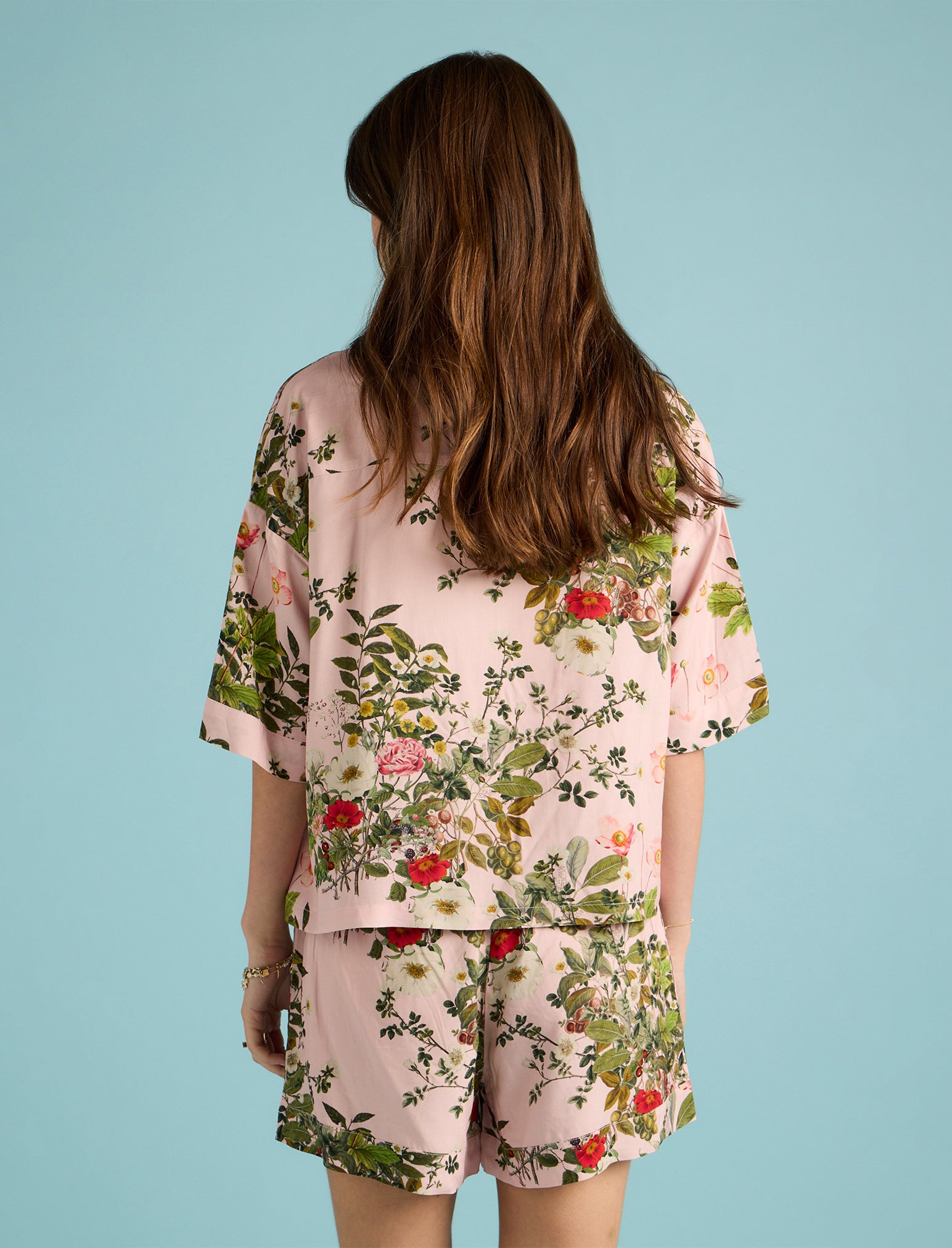 Karen Walker Love Letter Crop Boxer PJ