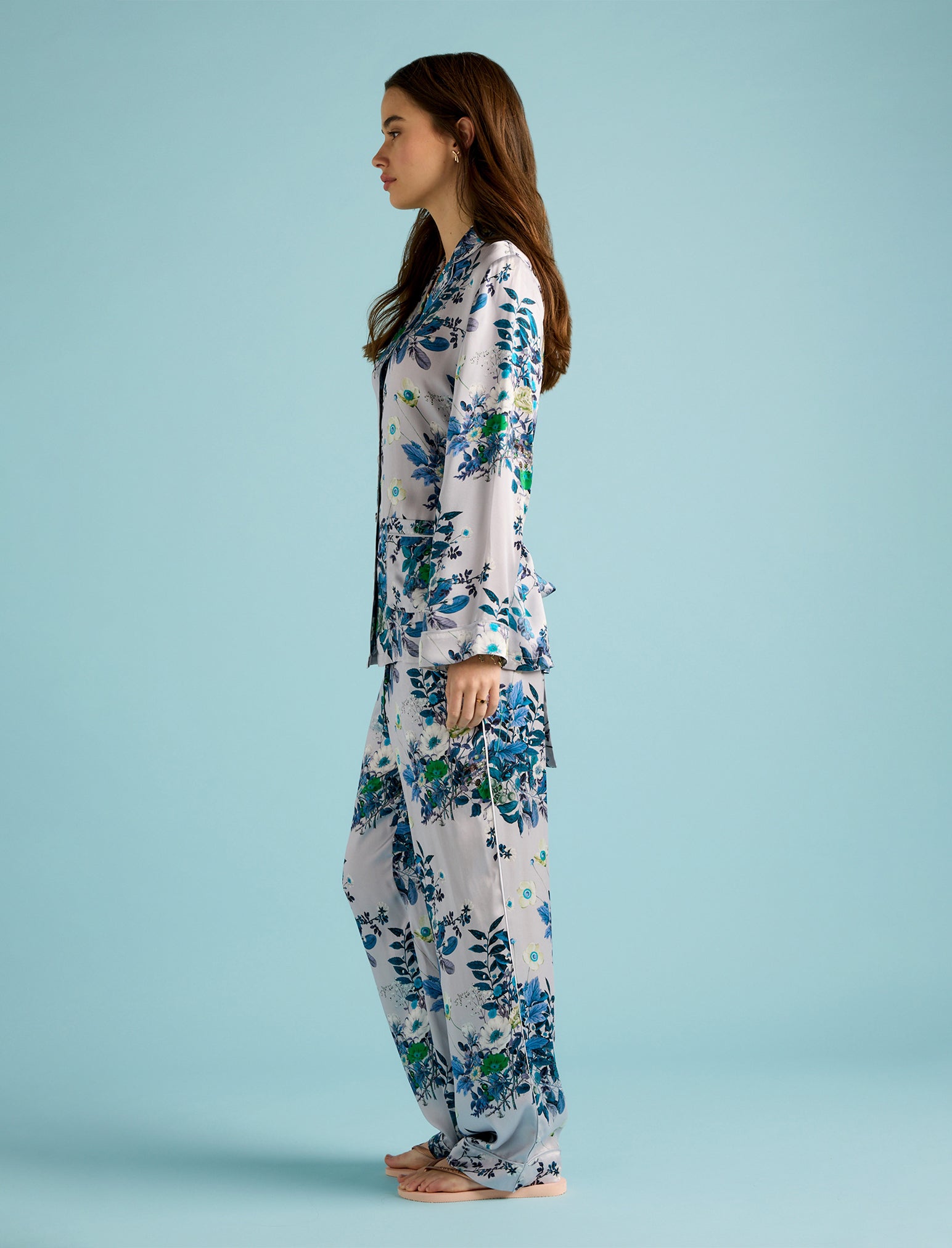 Karen Walker Love Letter Silk Wrap PJ