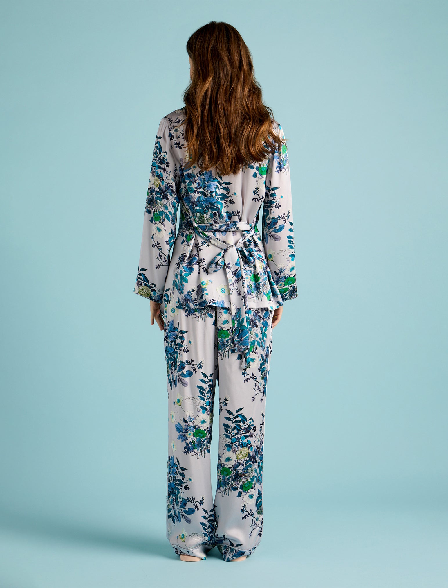 Karen Walker Love Letter Silk Wrap PJ