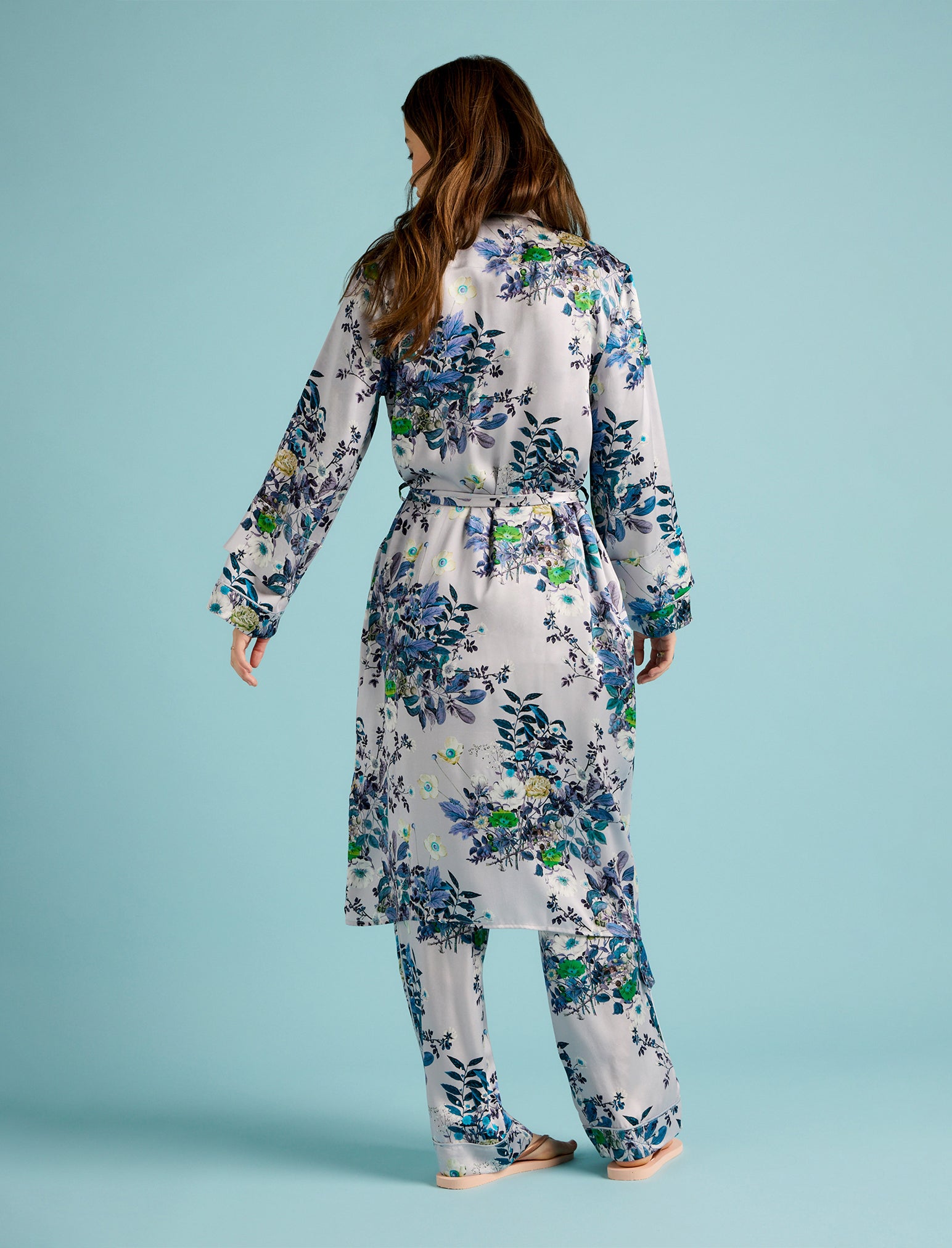 Karen Walker Love Letter Silk Maxi Robe