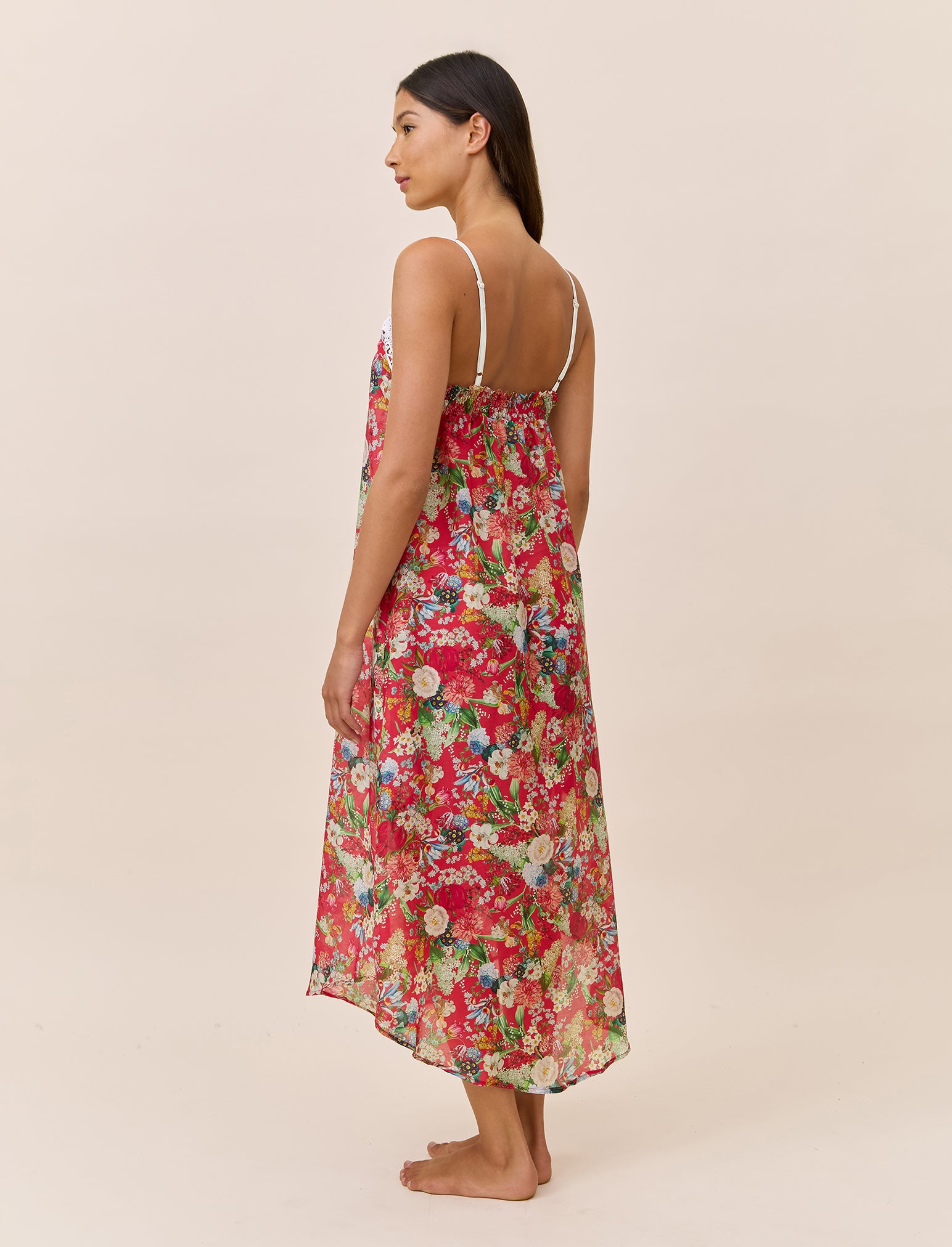 Holly Lace Front Maxi Nightie