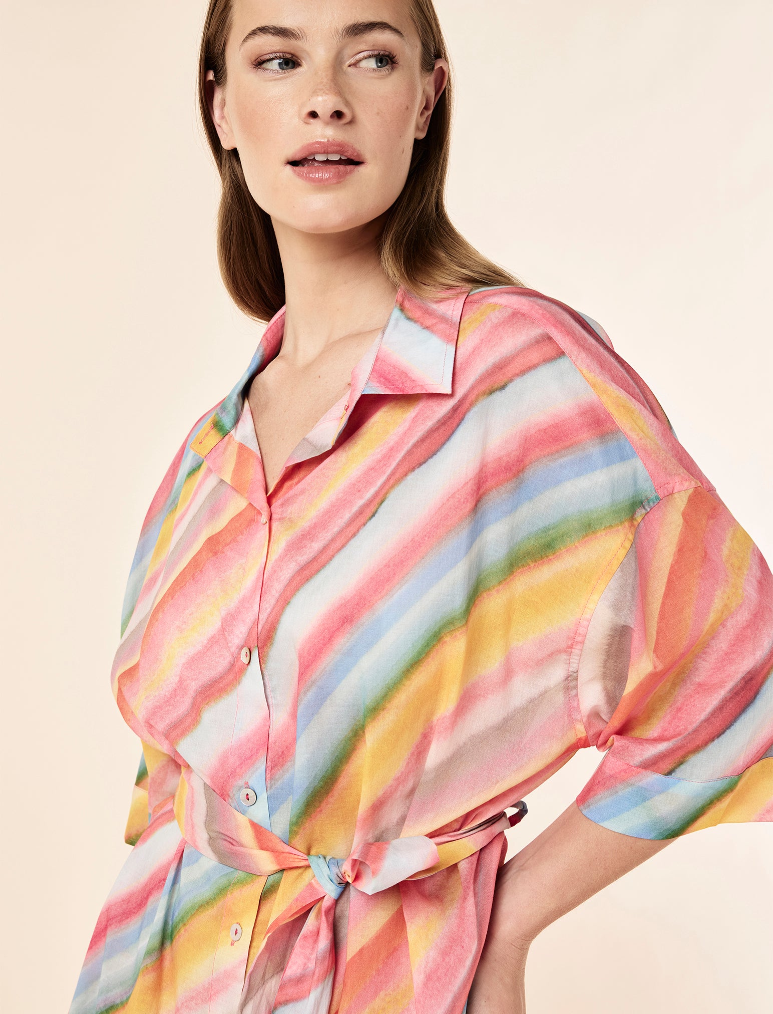 Sophie Stripe Relaxed Maxi Nightshirt