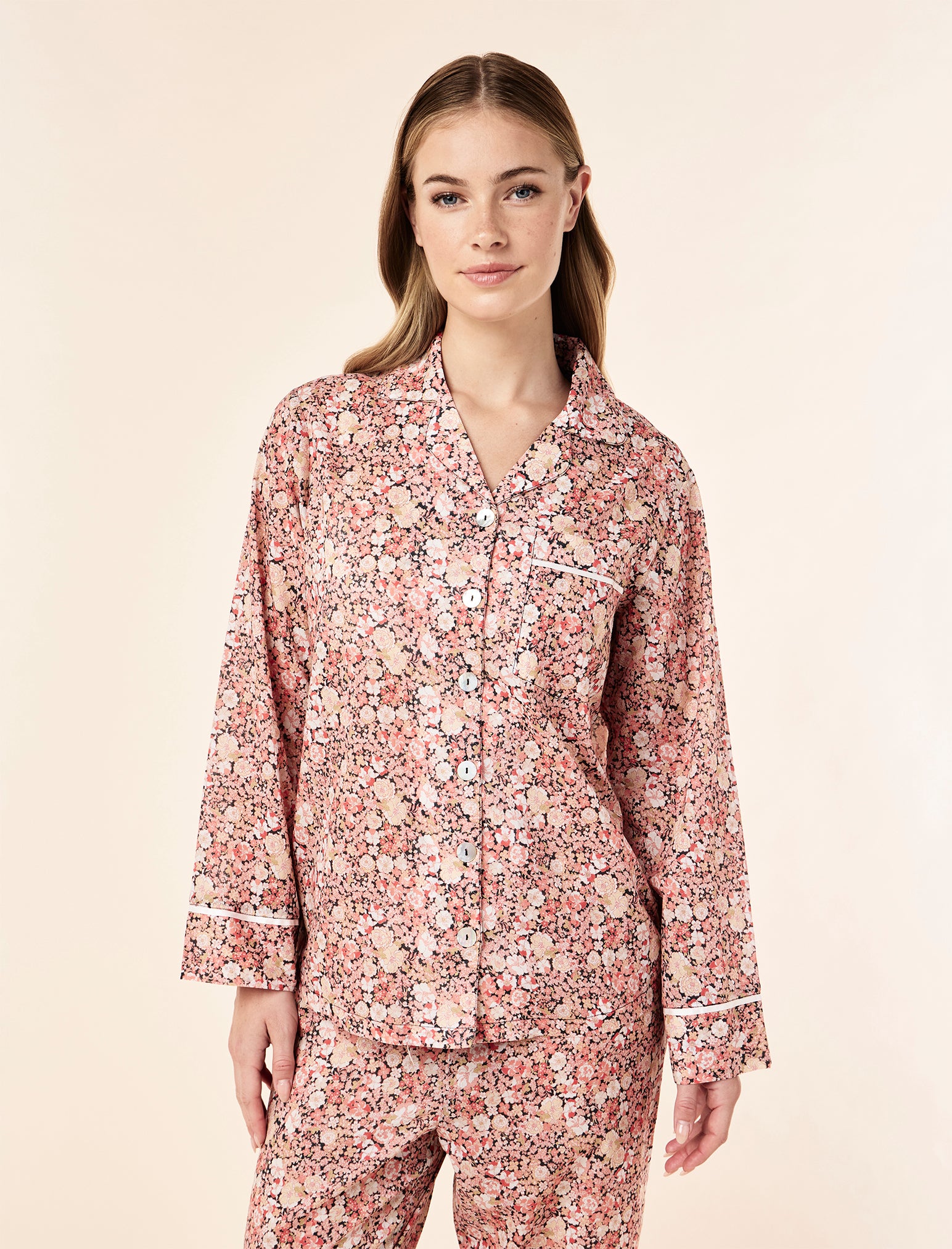 Carly Floral Full Length PJ Set