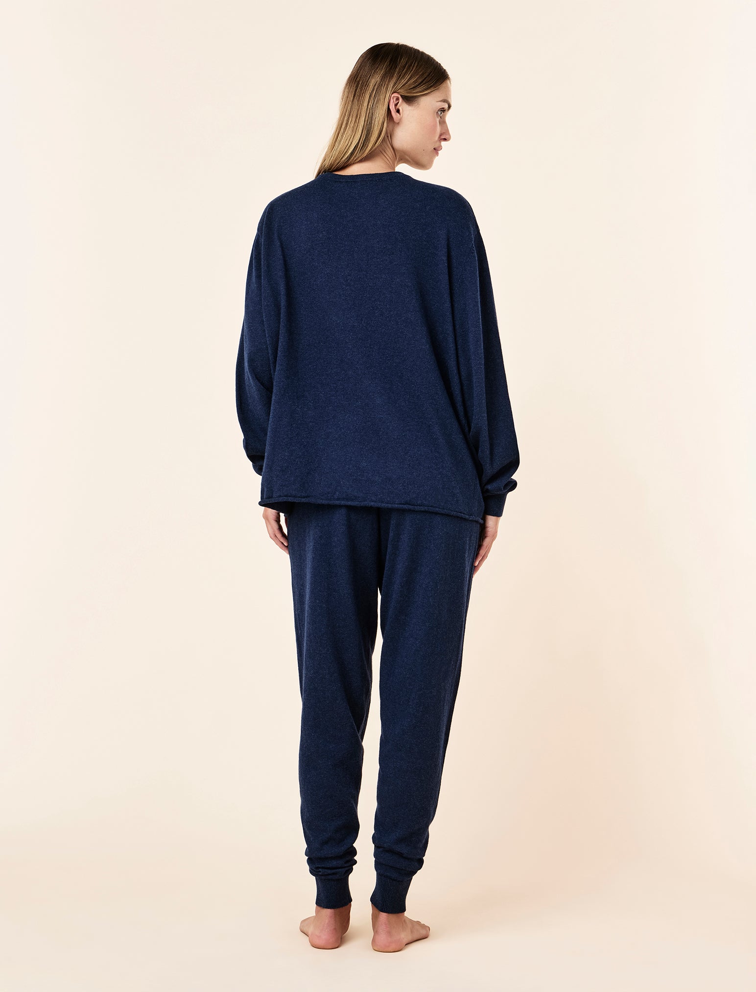 Cotton Cashmere Long Sleeve Top