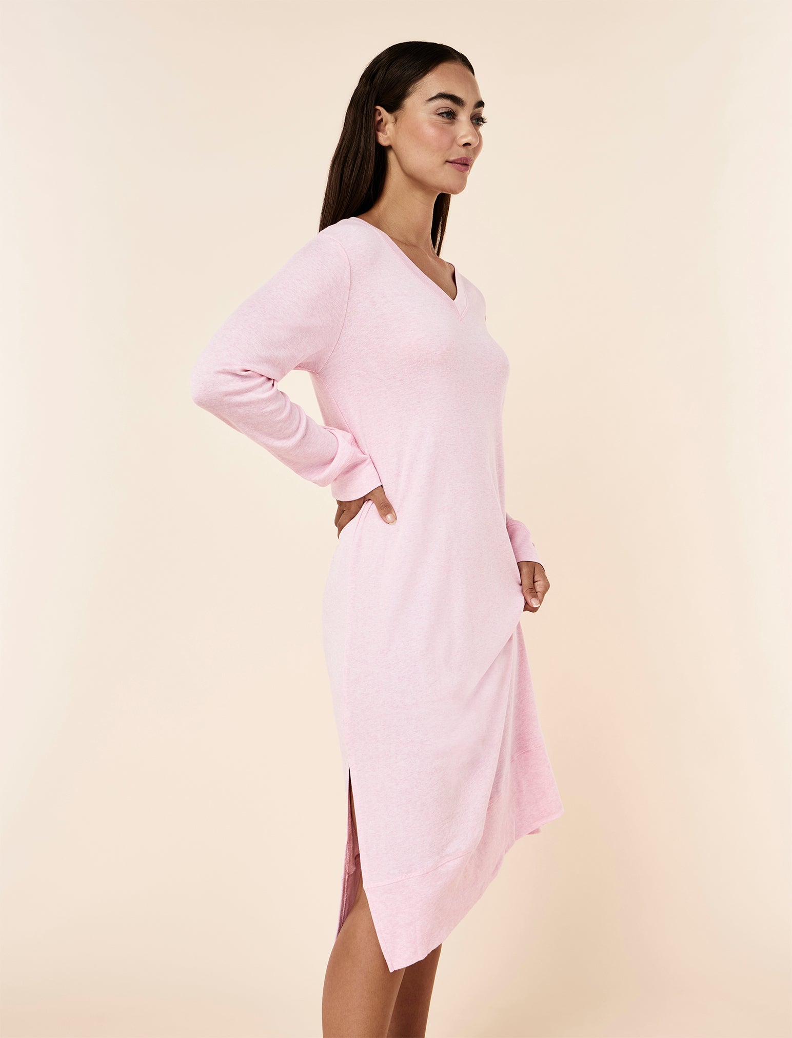 Pia Super Luxe Long Sleeve Nightie