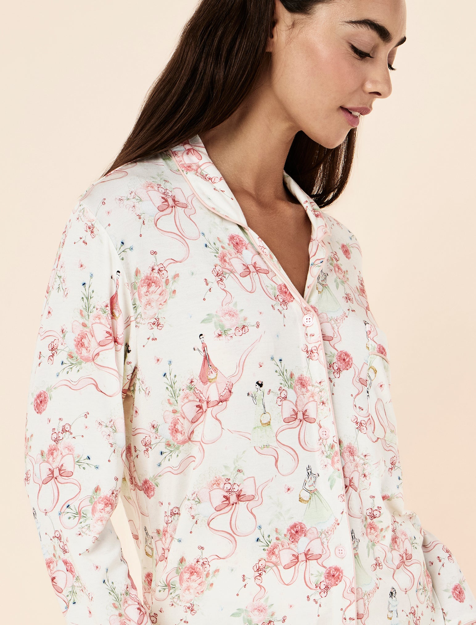 Bows in Bloom Soft Full Length PJ Set