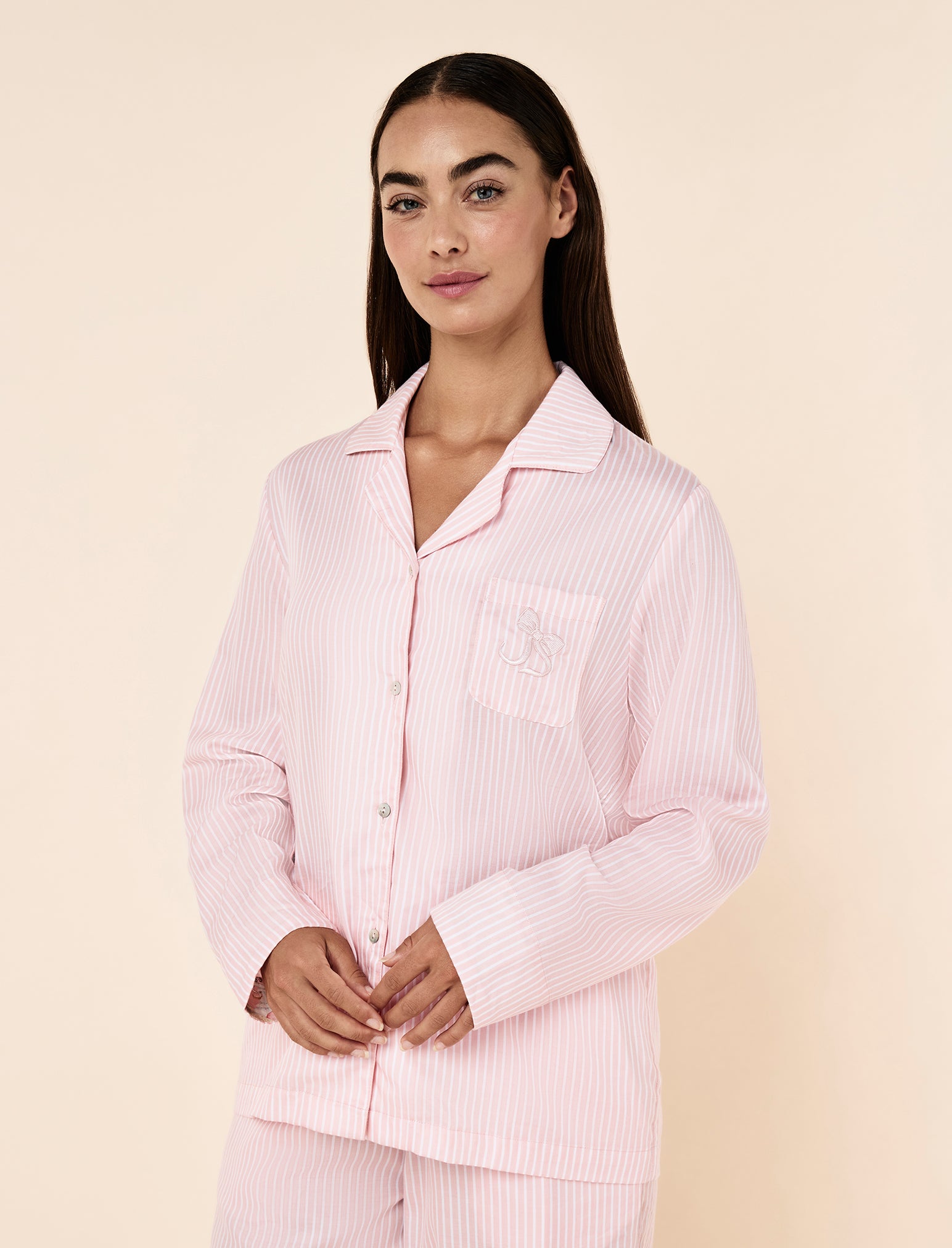 Bows in Bloom Emb Full Length PJ Set