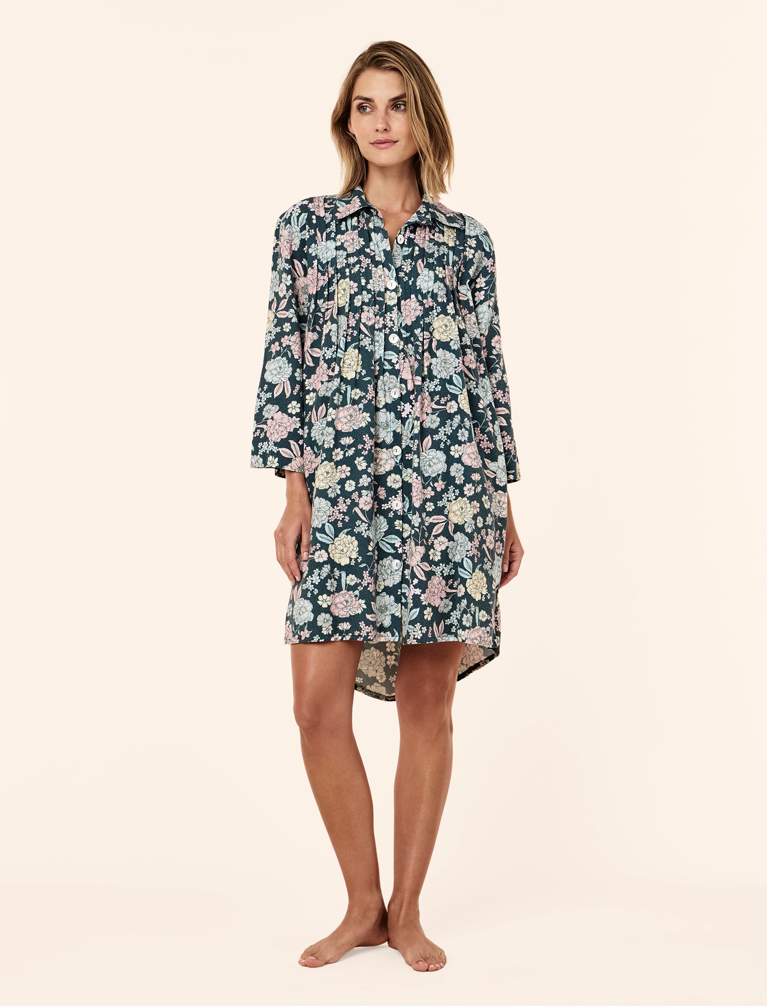 Karolina Cosy Pleat Front Nightie