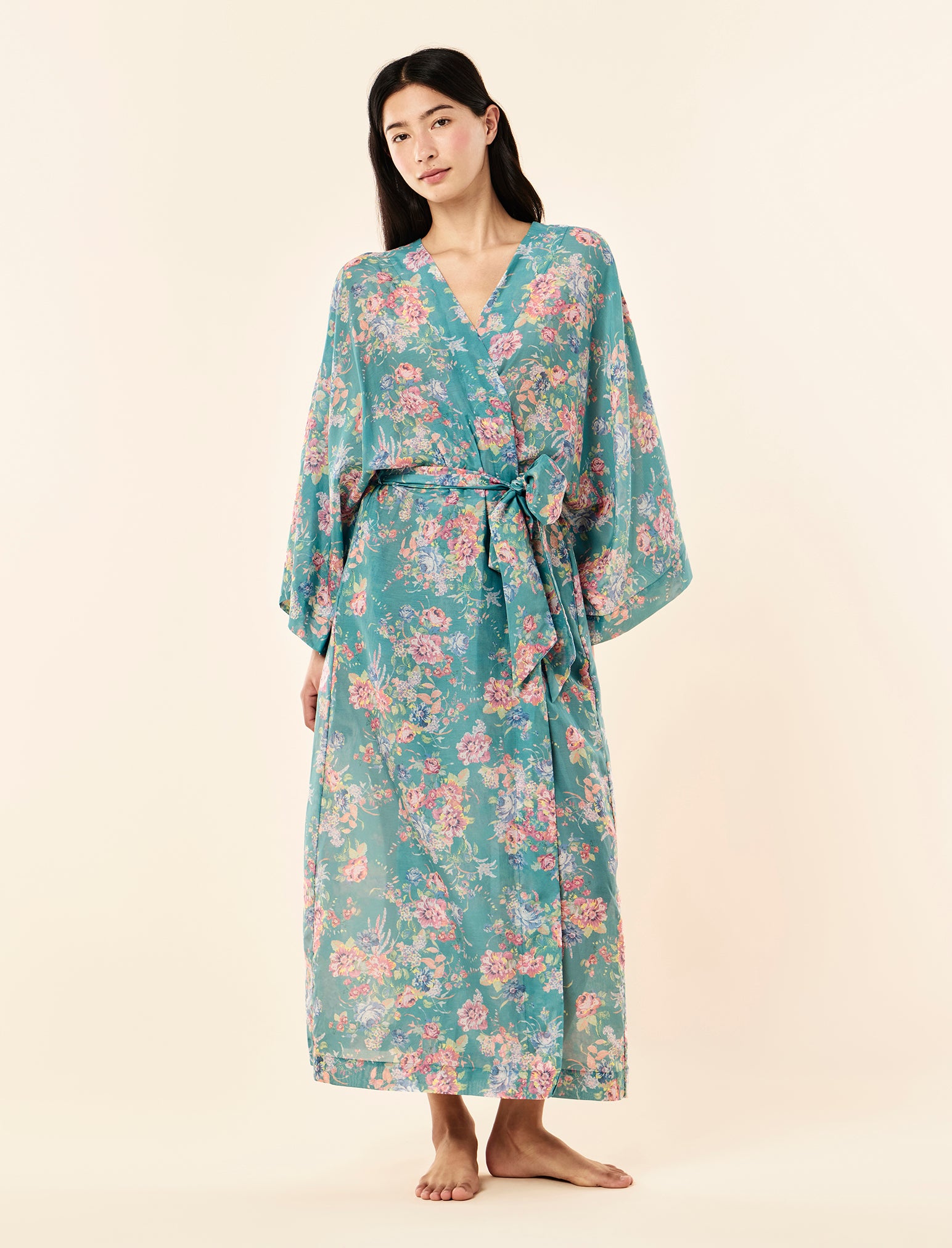 Elise Kimono Maxi Robe