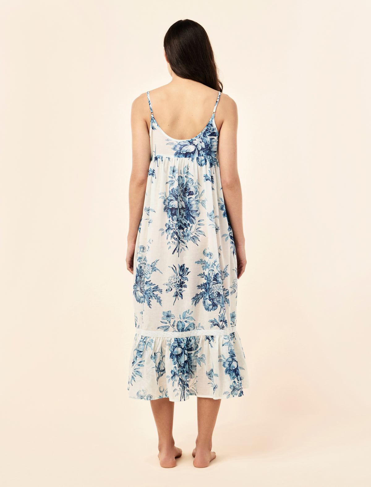 Karen Walker Romantic Floral Lace Insert Nightie