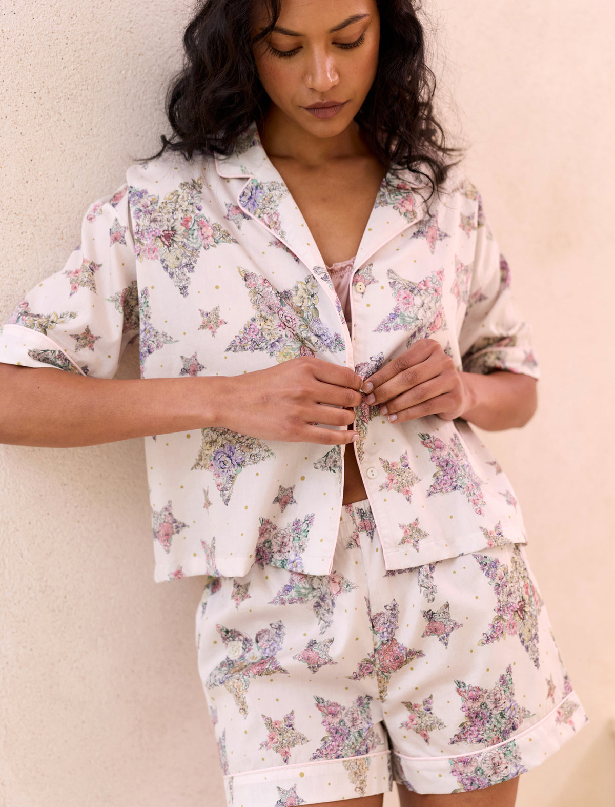 Floral Star Boxer PJ Set