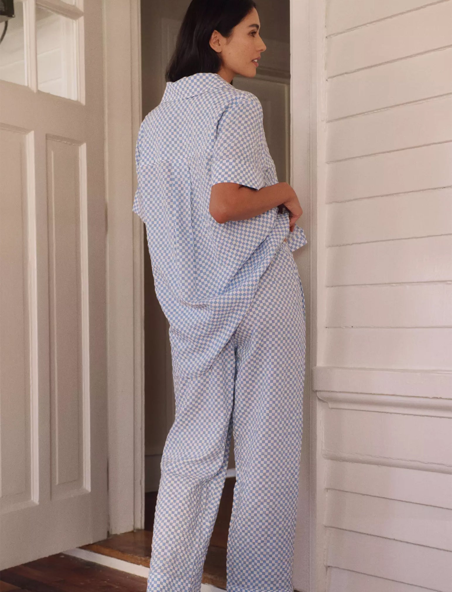 Anais Short Sleeve Full Length PJ Set